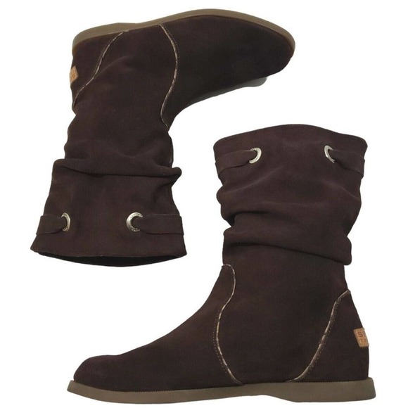 SPERRY Top Sider Boots Women's Size 7.5M LEATHER Upper Chocolate Brown. - Picture 13 of 15